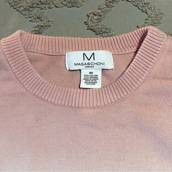 Magaschoni dip dyed crewneck sweater size 3X - Picture 2 of 7